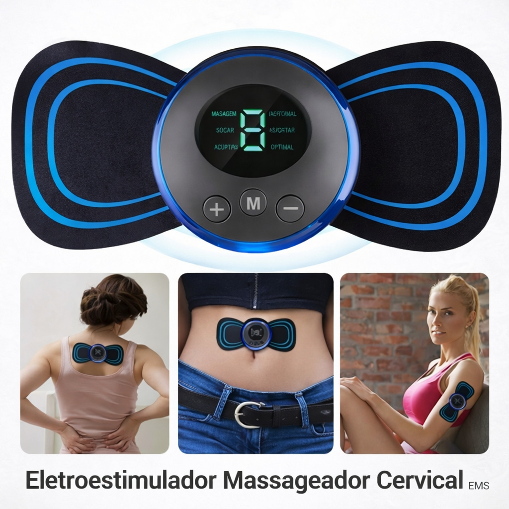 Massageador Cervical Portátil Para Alívio Da Dor Muscular
